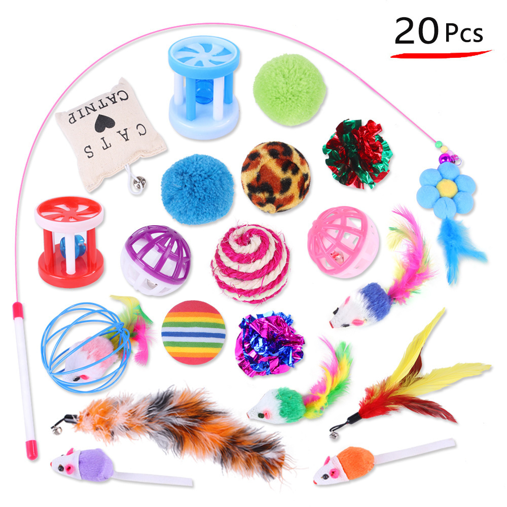 A Variety Of Combinations Of Toys For Cats, Sticks And Mice - Image 2