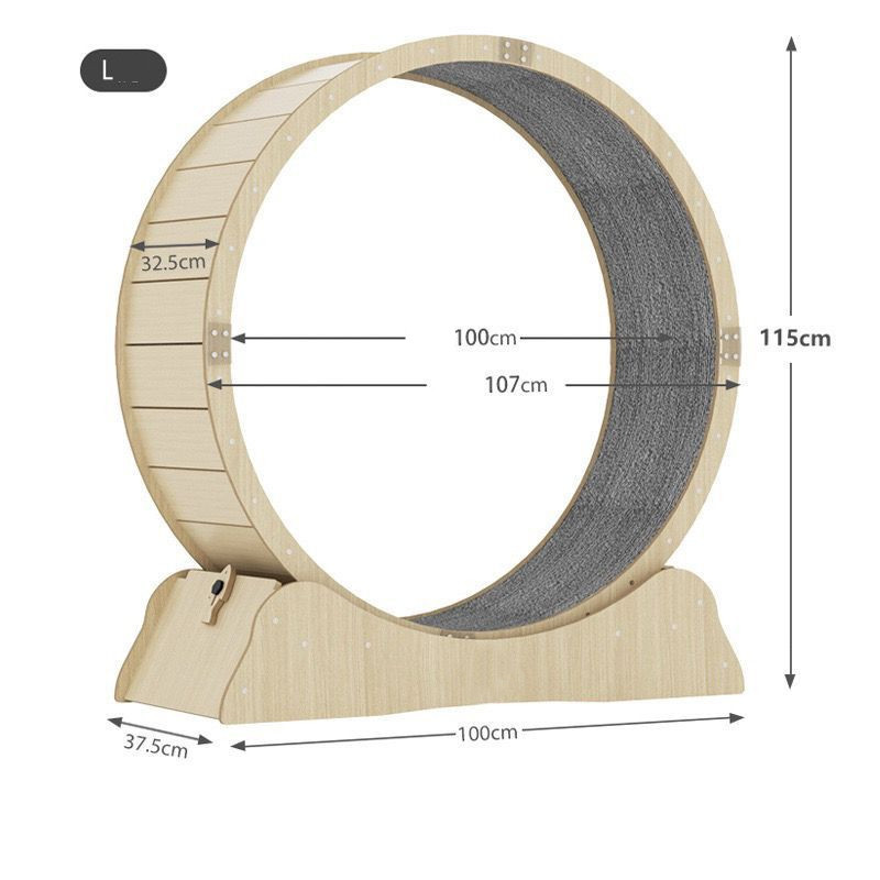 Cat Specific Treadmill Fitness Roller Silent Sports Running Wheel Toys - Image 7