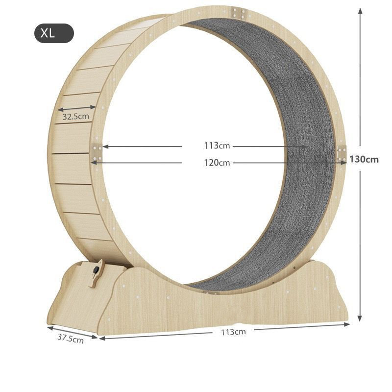 Cat Specific Treadmill Fitness Roller Silent Sports Running Wheel Toys - Image 6