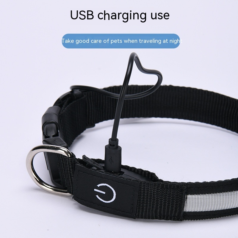 LED Nylon Fishing Line Luminous Collar USB Charging - Image 2