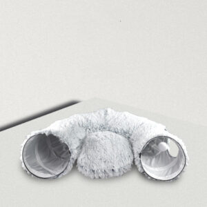 Warm Plush Foldable Cat Tunnel Nest