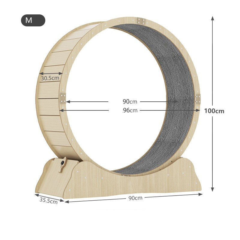 Cat Specific Treadmill Fitness Roller Silent Sports Running Wheel Toys - Image 4